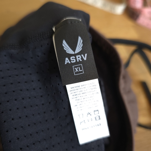 ASRV 0866. TETRA-LITE™ 7" LINER SHORT - PLUM "ASRV"/BLACK XL - Picture 6 of 16